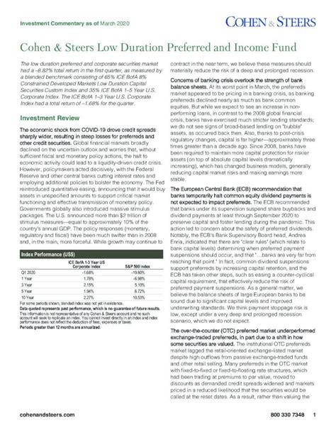 csdix fact sheet|cohen & steers low duration preferred.